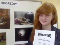 Przyłapani na czytaniu - wyróżnienie dla Pauliny